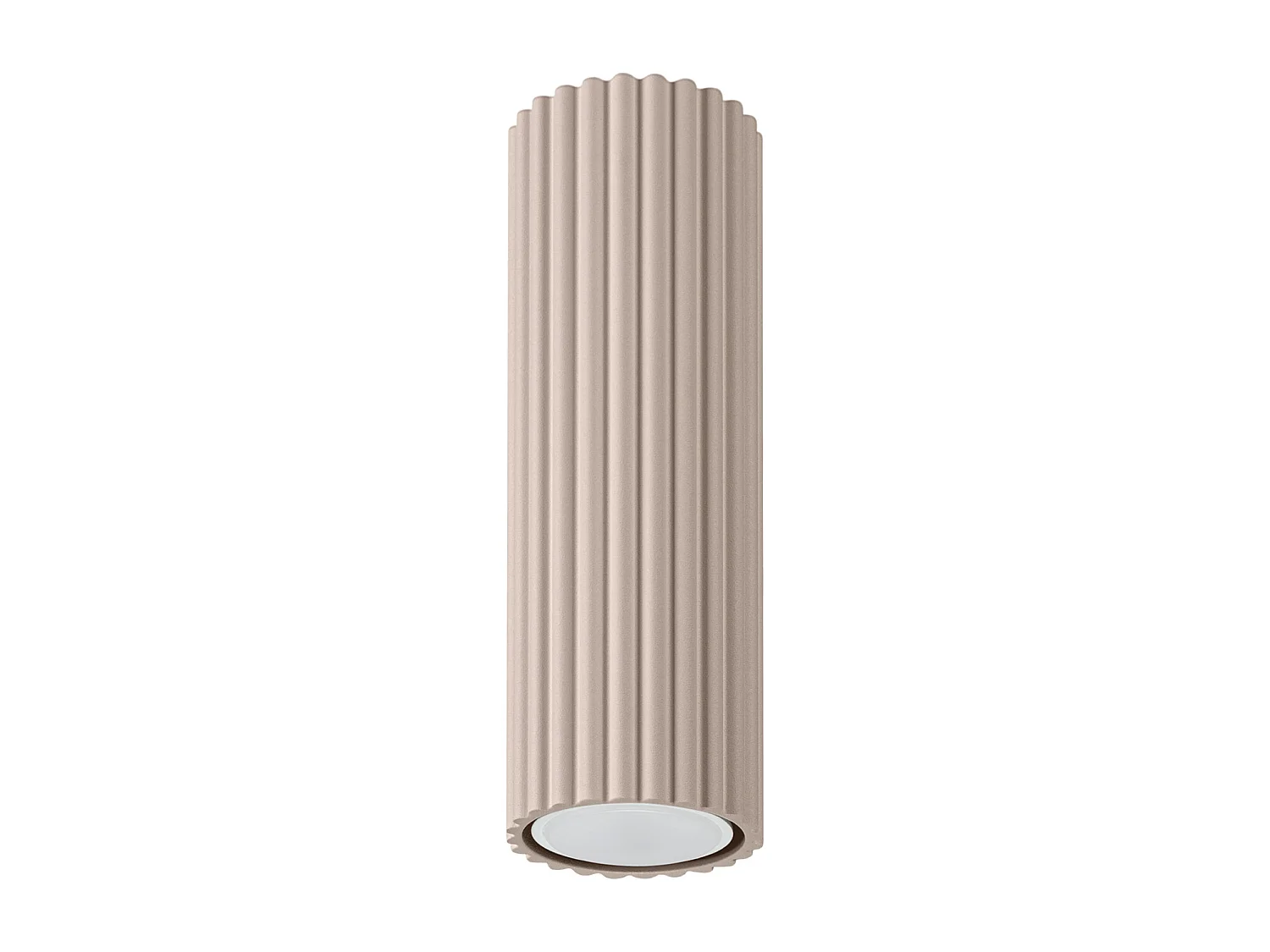 Lampa sufitowa minimalistyczny Karbon, aluminium - 1 źródło - L.6.5 x H.20 cm - taupe 4366502 - obrazek 1