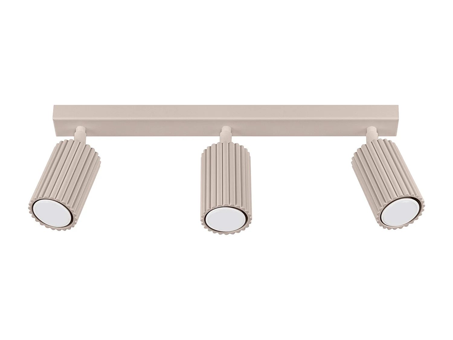 Lampa sufitowa minimalistyczny Karbon, aluminium - 3 źródło - L.45 x H.16.5 cm - taupe 4366504 - obrazek 1