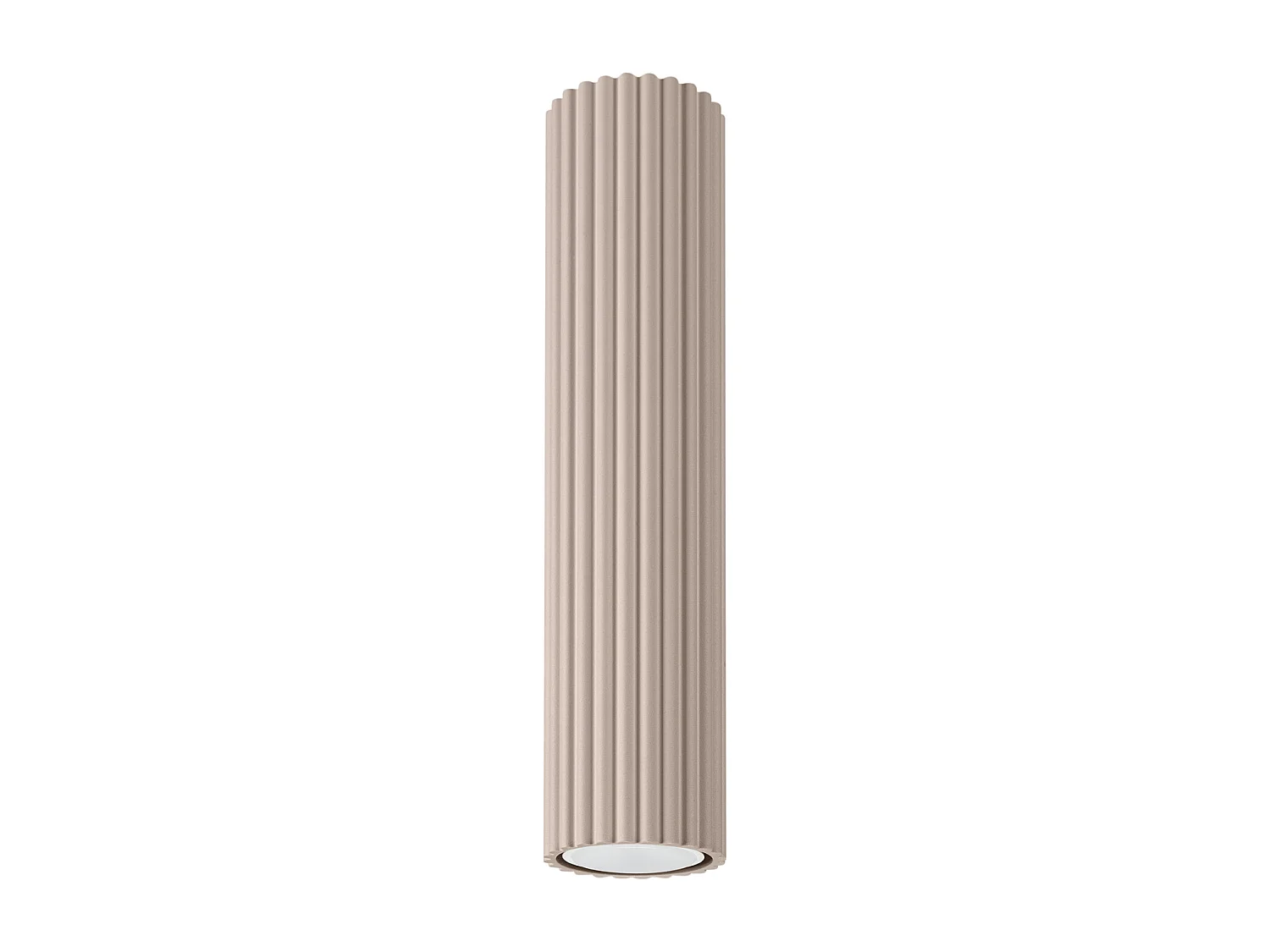 Lampa sufitowa minimalistyczny Karbon, aluminium - 1 źródło - L.6.5 x H.30 cm - taupe 4366505 - obrazek 1
