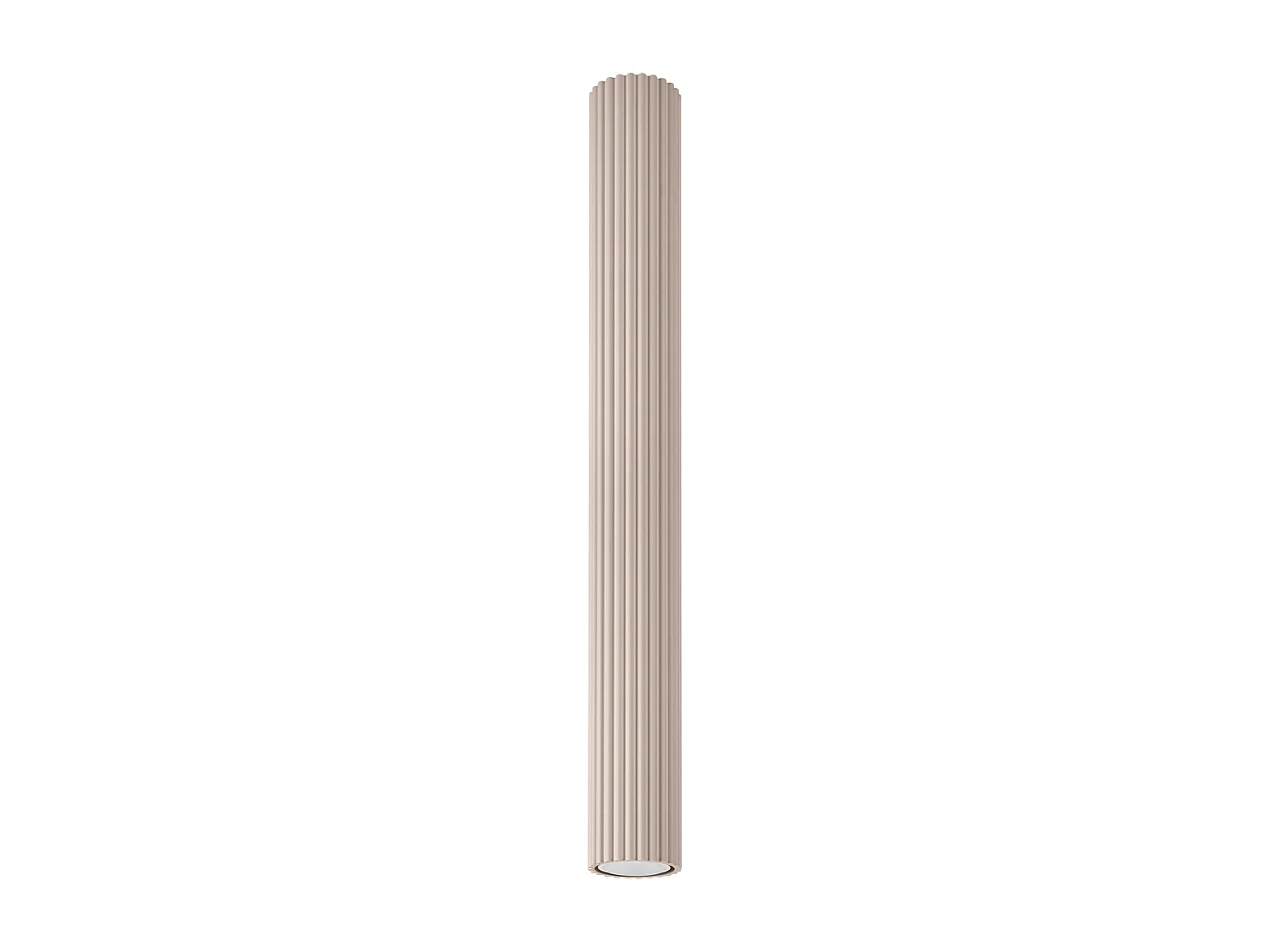 Lampa sufitowa minimalistyczny Karbon, aluminium - 1 źródło - L.6.5 x H.60 cm - taupe 4366512 - obrazek 1