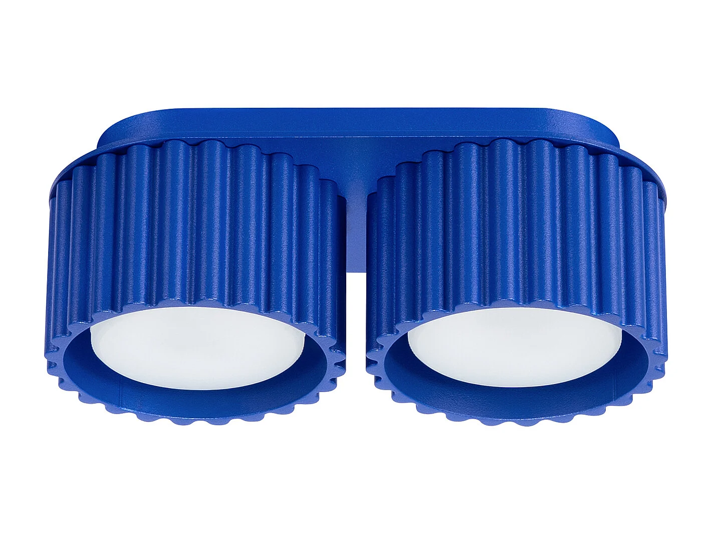 Lampa sufitowa minimalistyczny Aura, aluminium - 2 źródło - L.21 x H.8 cm - ultramaryna 4366510 - obrazek 1