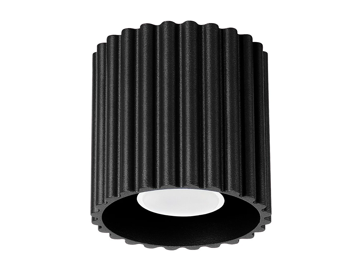 Lampa sufitowa minimalistyczny Aura, aluminium - 1 źródło - L.10 x H.10 cm - czarny 4366513 - obrazek 1