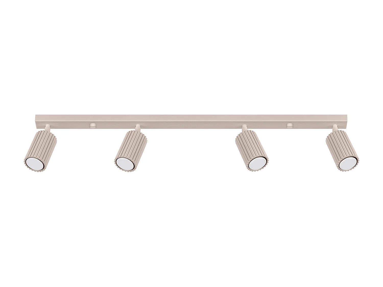 Lampa sufitowa minimalistyczny Karbon, aluminium - 4 źródło - L.81 x H.16.5 cm - taupe 4366520 - obrazek 1