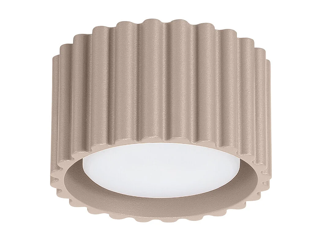 Lampa sufitowa minimalistyczny Aura, aluminium - 1 źródło - L.10 x H.6 cm - taupe 4366525 - obrazek 1
