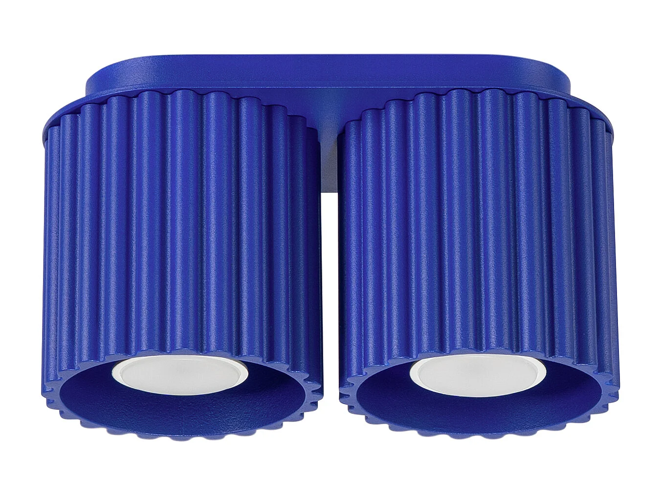 Lampa sufitowa minimalistyczny Aura, aluminium - 2 źródło - L.21 x H.12 cm - ultramaryna 4366528 - obrazek 1