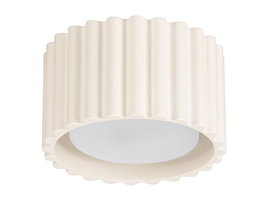 Lampa sufitowa minimalistyczny Aura, aluminium - 1 źródło - L.10 x H.6 cm - beżowy 4366544 - obrazek 1