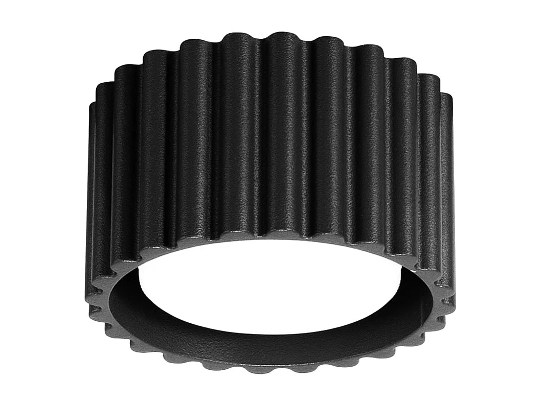 Lampa sufitowa minimalistyczny Aura, aluminium - 1 źródło - L.10 x H.6 cm - czarny 4366542 - obrazek 1