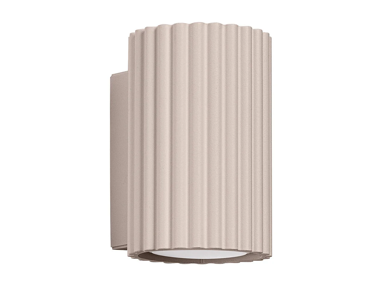 Lampa ścienna minimalistyczny Karbon, aluminium - 1 źródło - L.6.5 x H.10 cm - taupe 4366562 - obrazek 1