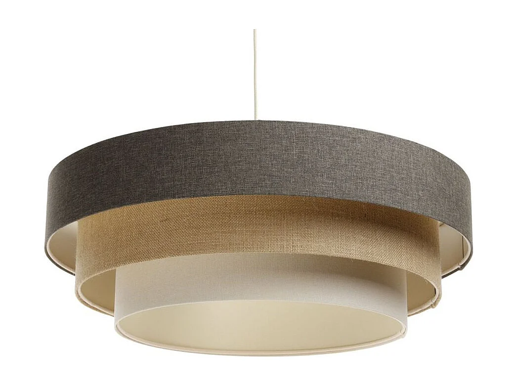 Lampa wisząca ERUTAN TRIPLE szara/beżowa/kremowa 3950328