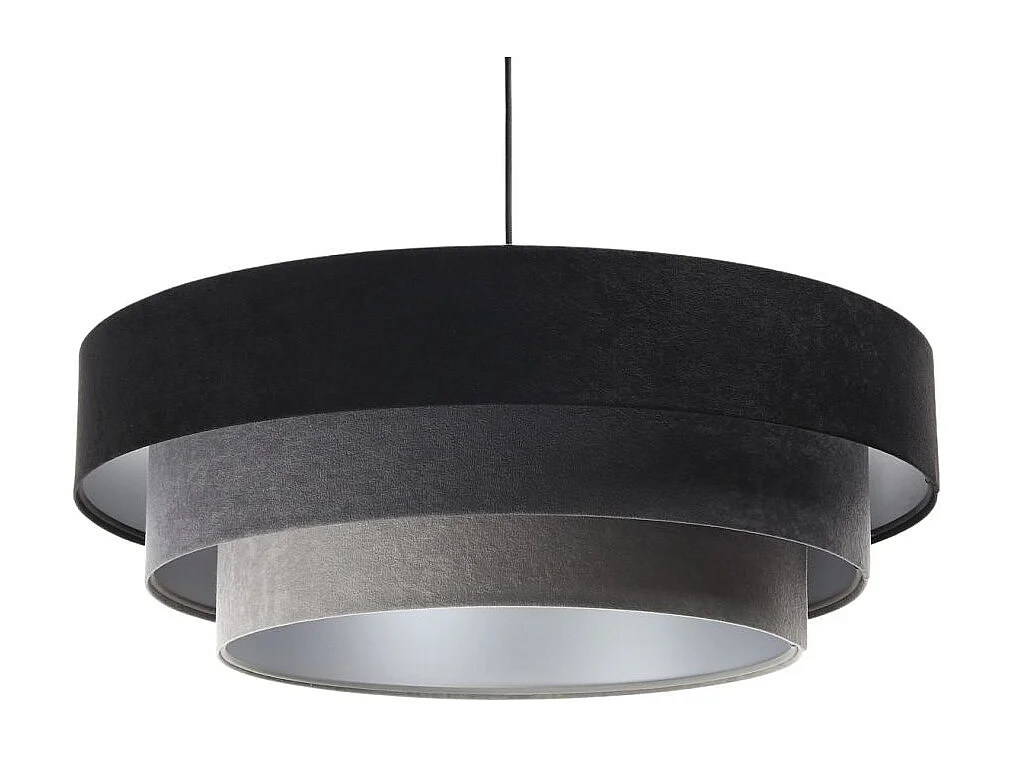 Lampa wisząca TRIO MIX czarna/szara/srebrna 3950299