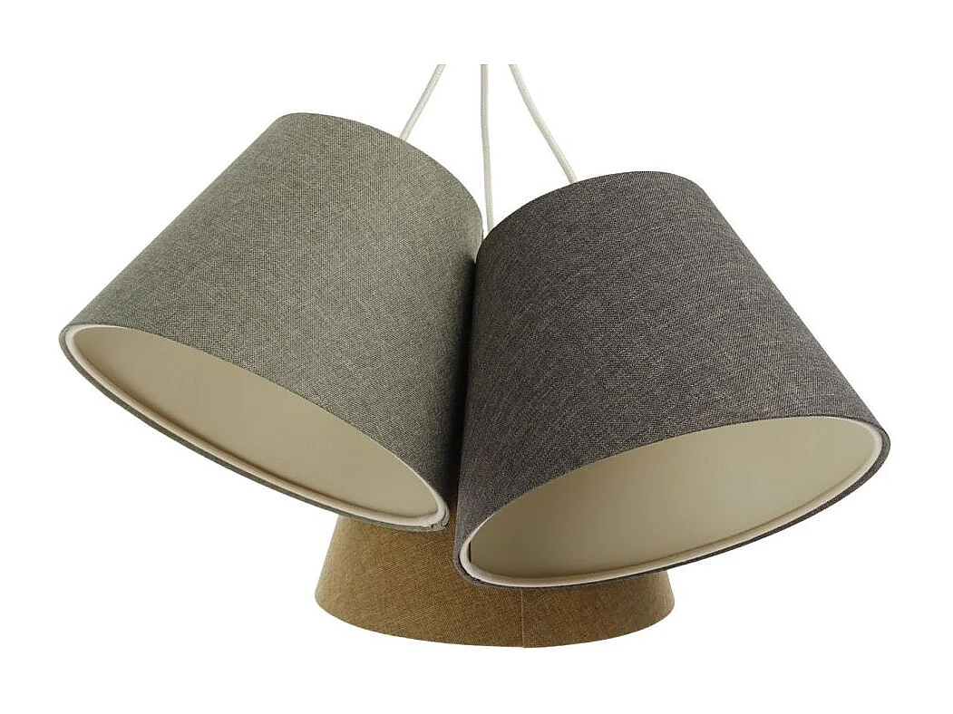 Lampa wisząca ENTURO TRIO żółta/zielona/szara 3950395