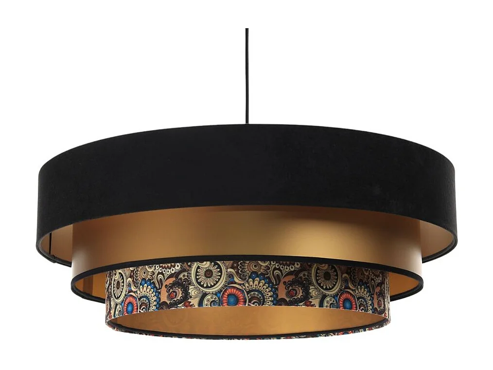 Lampa wisząca TRIO MIX czarna/złota/wielokolorowa 3950489 - obrazek 1