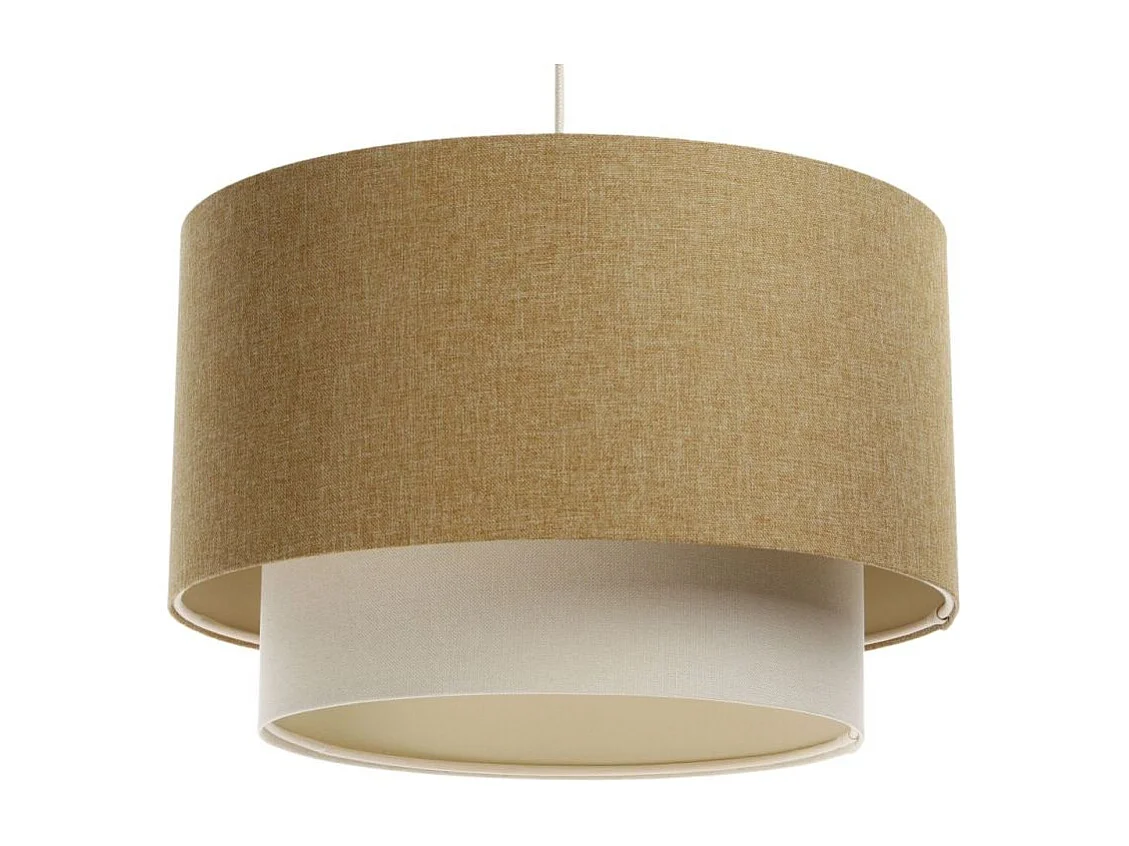 Lampa wisząca ERUTAN DOUBLE 60 żółta/kremowa 3950533 - obrazek 1