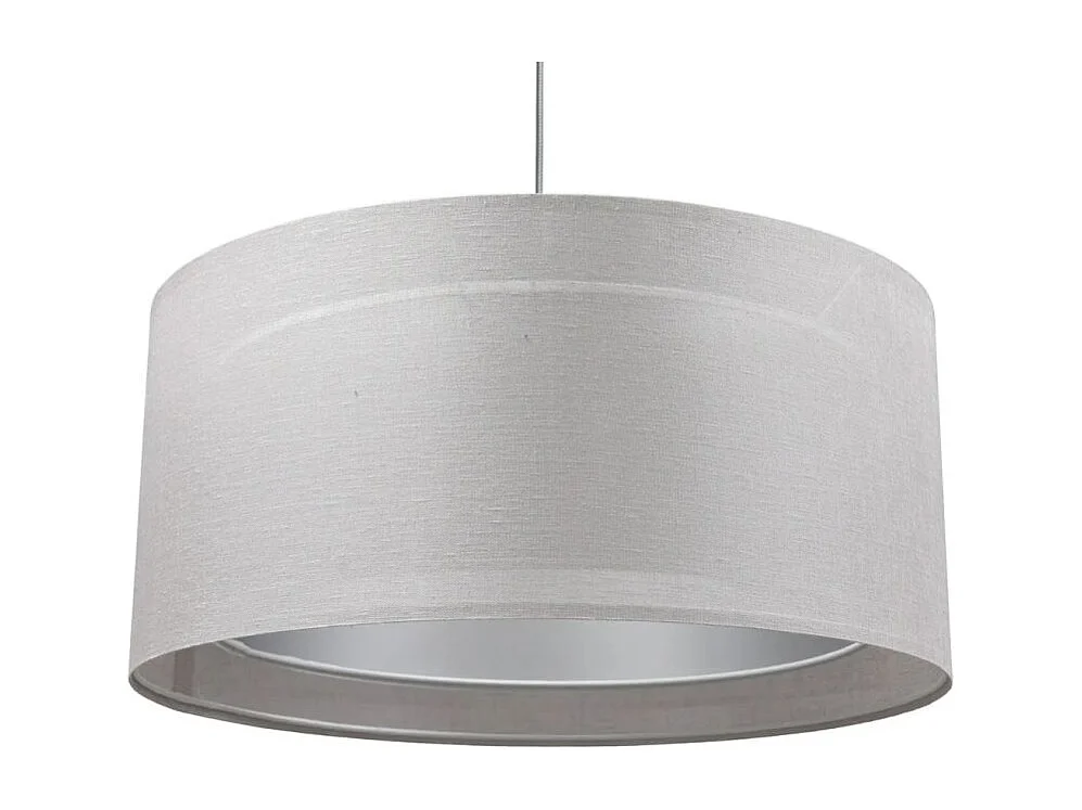 Lampa wisząca DUO LEN LIGHT 003-50 szara/srebrna 3950595 - obrazek 1