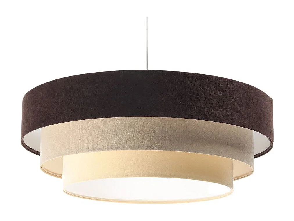 Lampa wisząca TRIO MIX brązowa/beżowa/biała 3950694