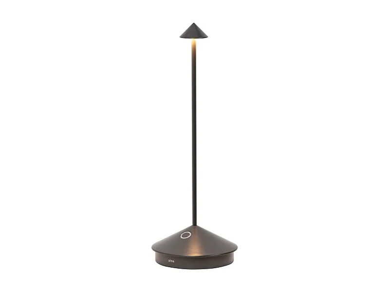 Lampa stołowa LED Pina Pro Titanium z możliwością ładowania i ściemniania – 2,2 W, 2200-2700-3000 K, IP54 4622356