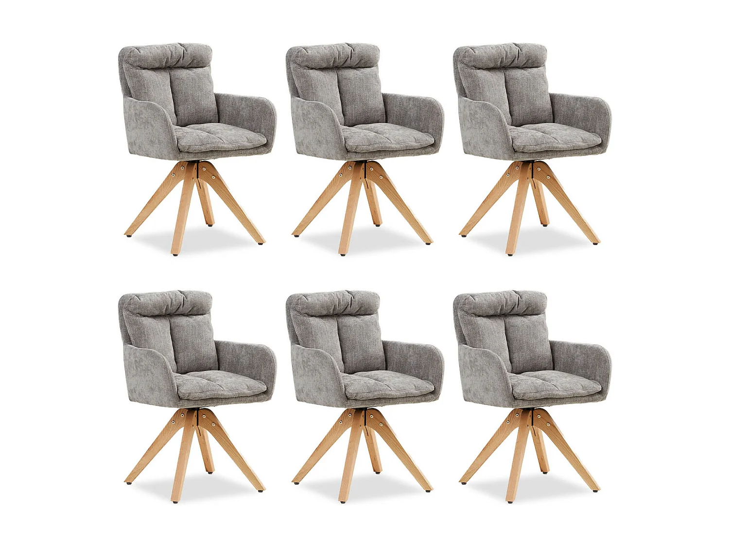 Krzesło jadalniane 58,5x84x60 cm szare Eames 4627423