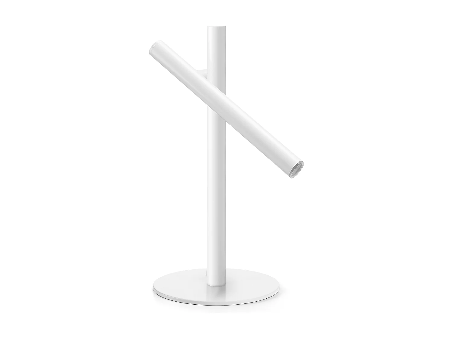 Lampa sto?owa TANIA w stylu nowoczesnym - Wysoko?? 45,5 cm - LED SMD AC 4W - 400lm 3K - kabel 1,5 m - w??cz/wy??cz - stal i biel - IP40 3714805 - obrazek 1