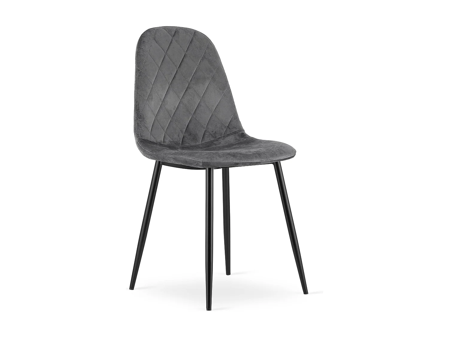 Krzesło Valora DAPI Dark Gray Velvet z metalowymi nogami x1 4700825 - obrazek 1