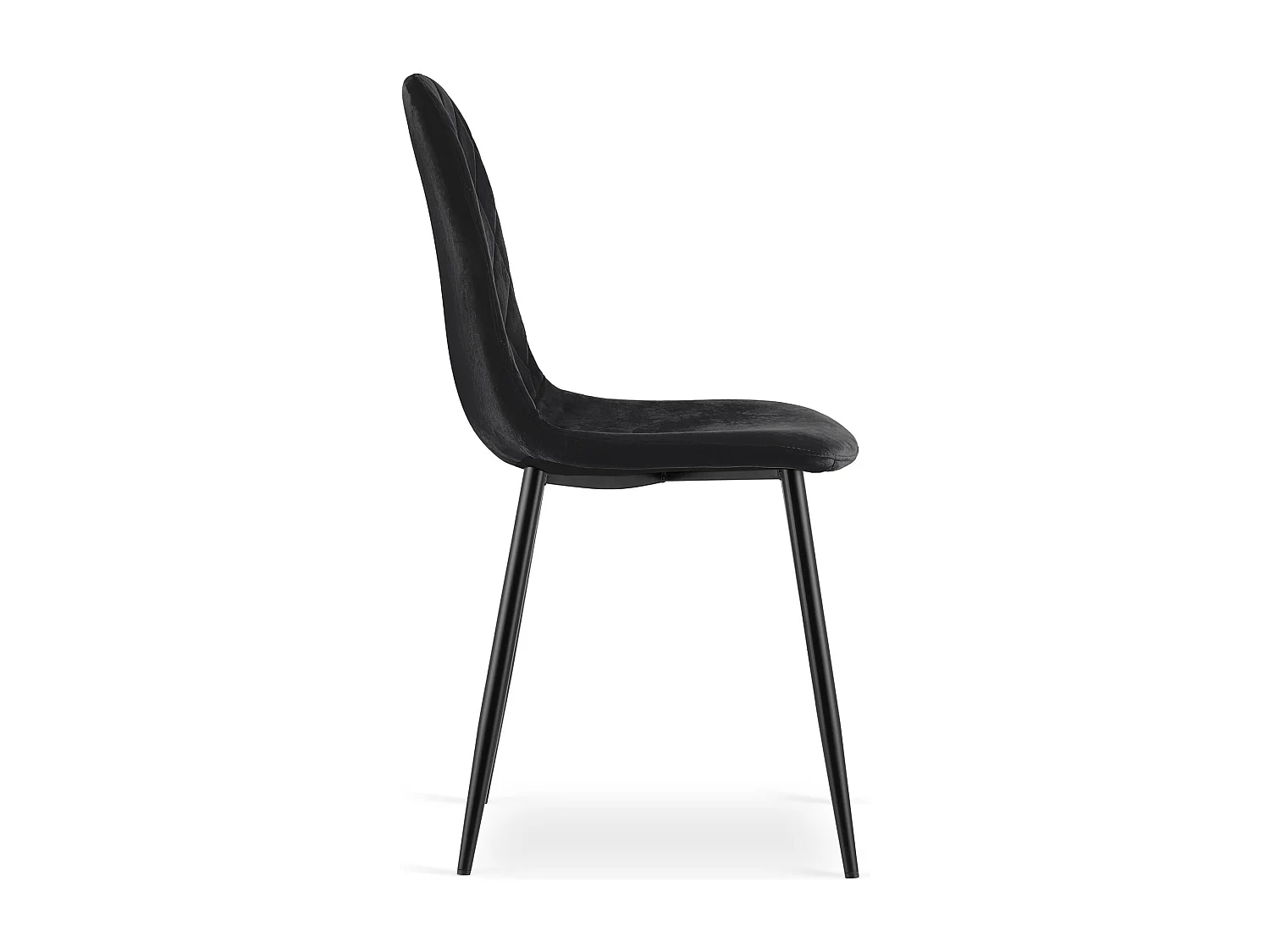 Krzesło Valora DAPI Black Velvet z metalowymi nogami x1 4700832 - obrazek 1