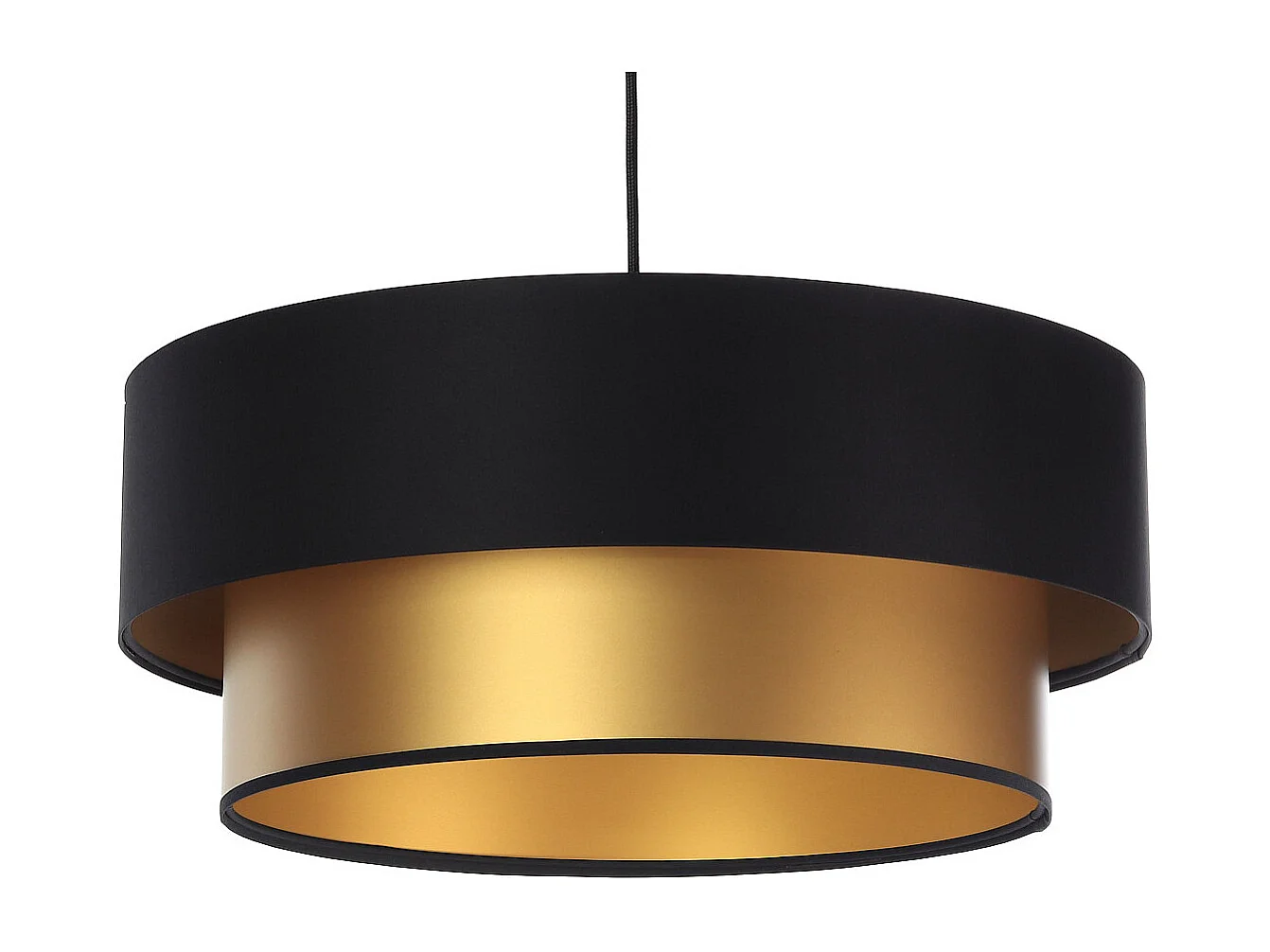 Lampa wisząca DOUBLE BLACK 60 złota/czarna 4168993 - obrazek 1