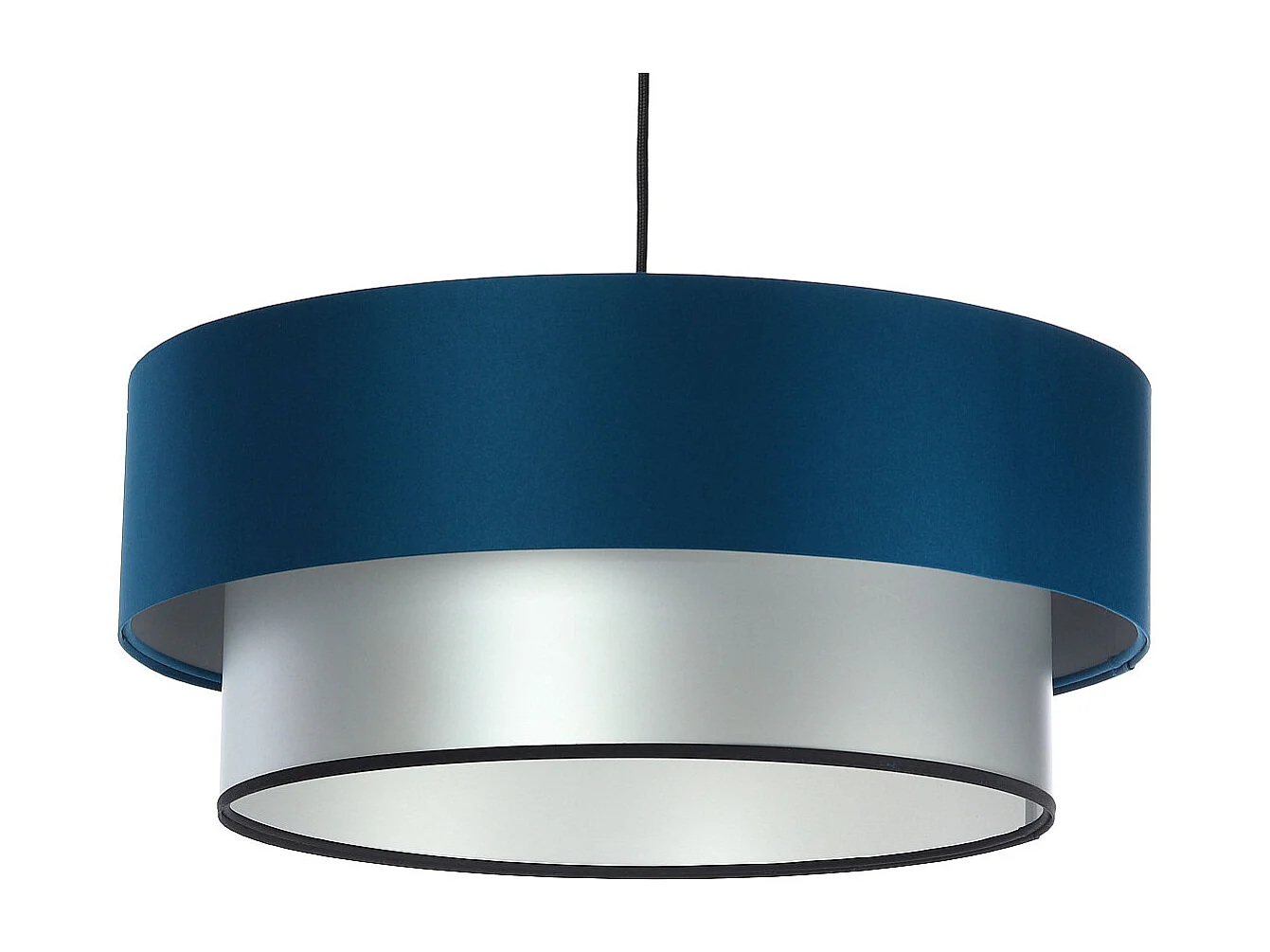 Lampa wisząca DOUBLE BLUE 50 granatowa/srebrna 4168999