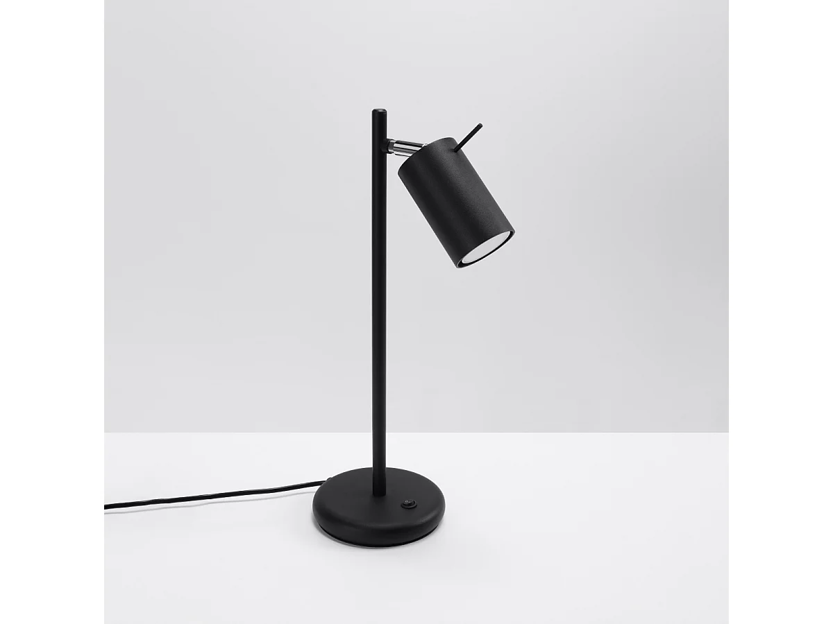 Lampy biurkowe nowoczesny Briix, stal - 1 źródło światła 4000K - L.14.5 x H.43 cm - czarny 4751351 - obrazek 1