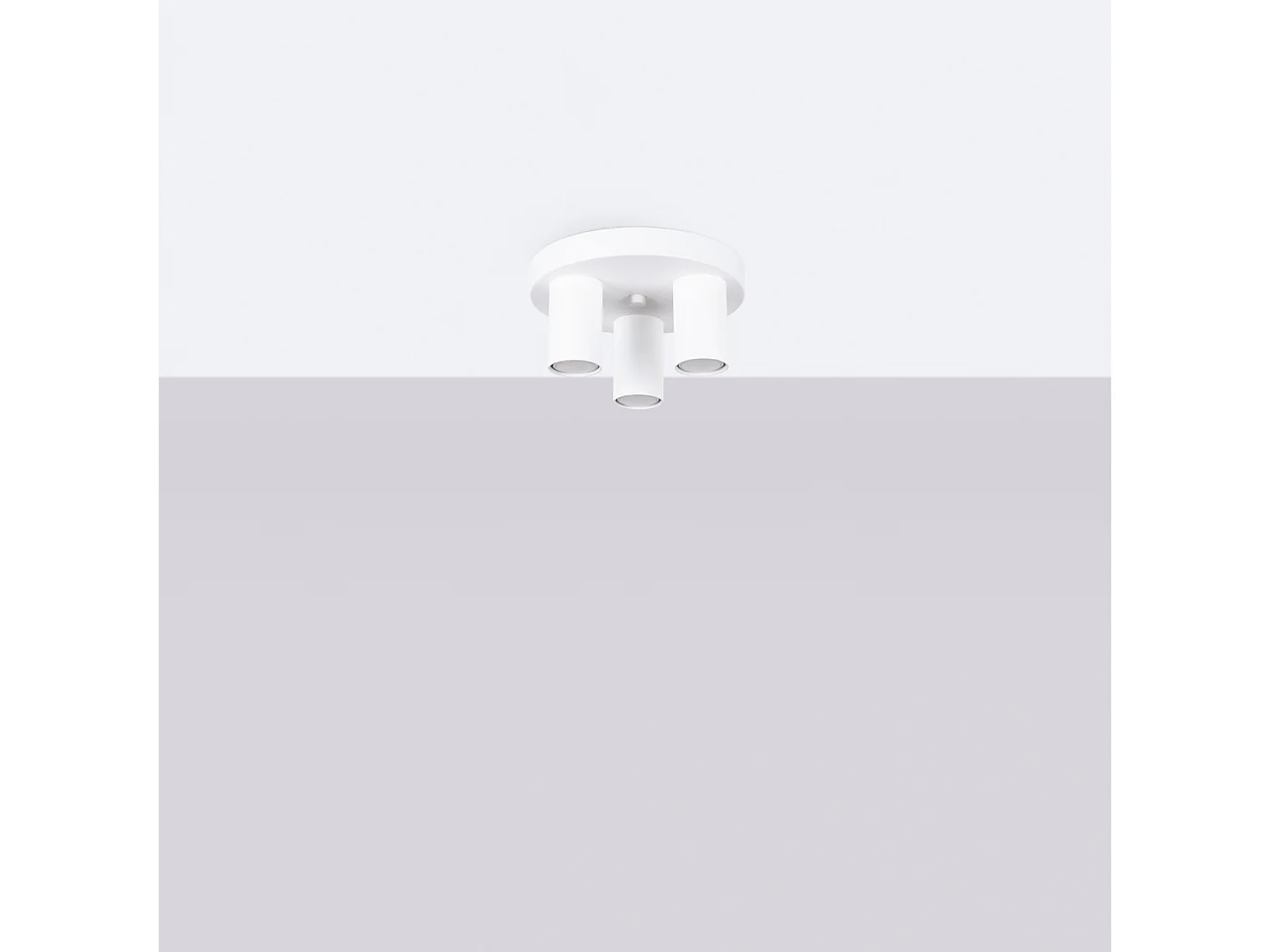 Lampa sufitowa nowoczesny Toris, stal - 3 źródło światła 4000K - L.25 x H.12 cm - biały 4753090 - obrazek 1