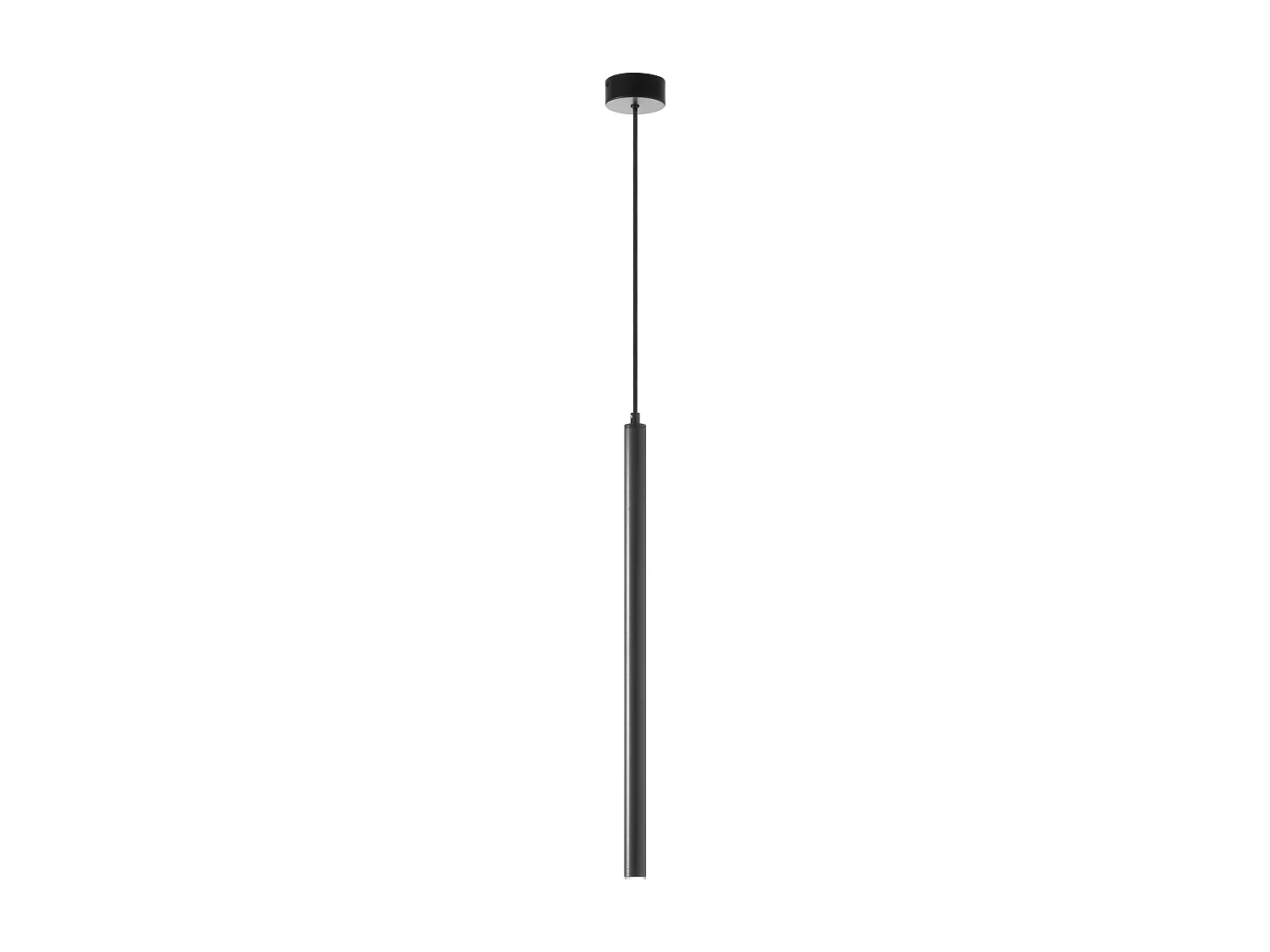 Lampa sufitowa TANIA w stylu nowoczesnym - Wysoko?? 60,8 cm - LED SMD AC 4W - 400lm i 3K - podstawa ø8 cm - stal i kolor czarny - IP40 3748198 - obrazek 1