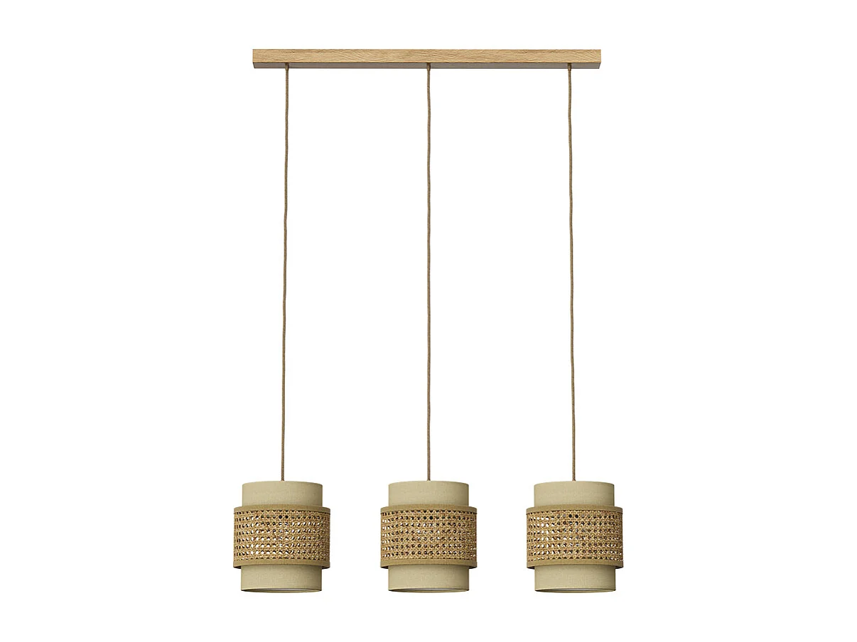 Lampa wisząca 3szt kremowy 70x70x120 morten 4793027