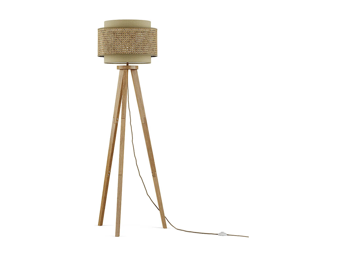 Lampa podłogowa kremowy 45x45x142 morten 4793028