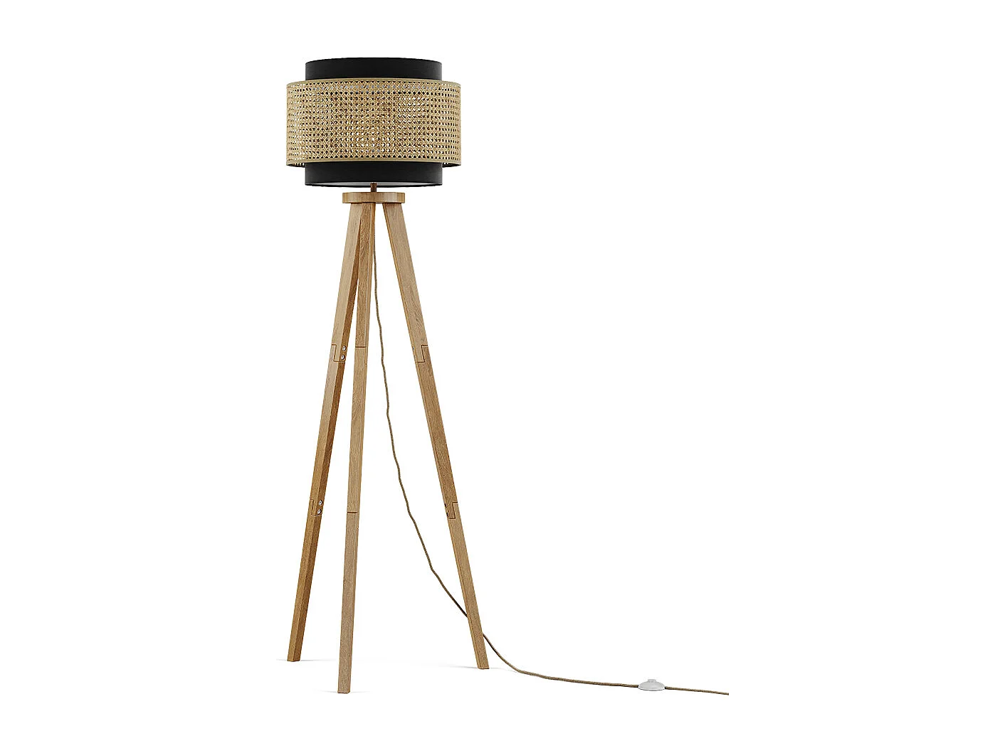 Lampa podłogowa czarny 45x45x142 morten 4793031