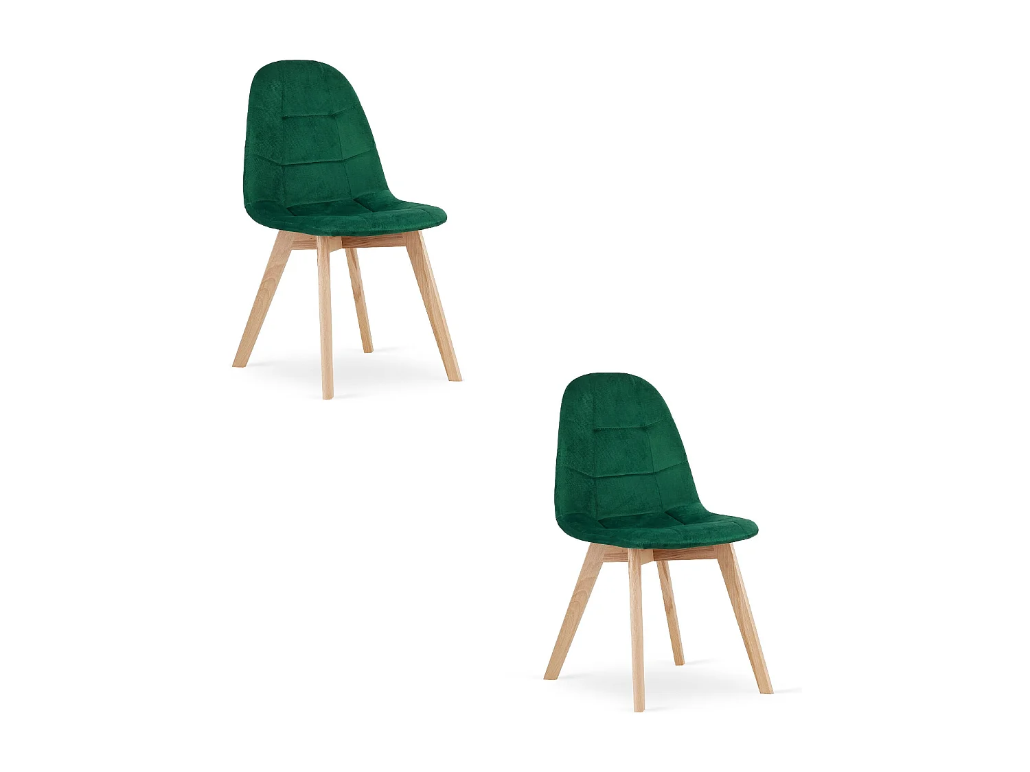 Krzesło Valora NUUC, ciemnozielony aksamit, ergonomiczny design x2 4795493 - obrazek 1