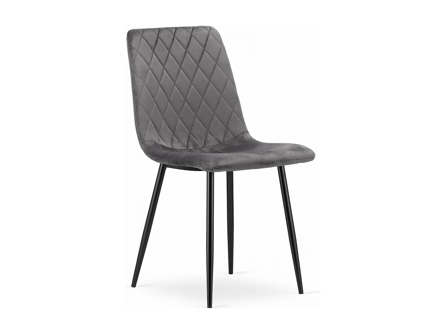 Krzesło Valora TURIN Ciemnoszary Aksamit Ergonomiczny do Salonu 4795556 - obrazek 1
