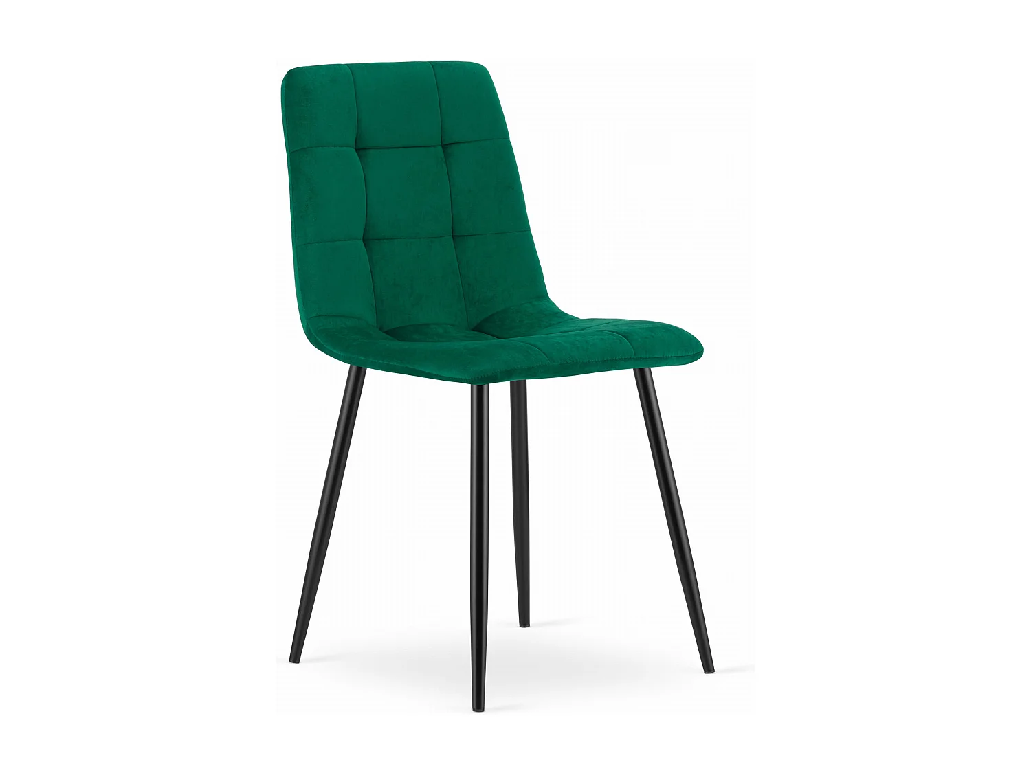 Krzesło Valora PYRA w ciemnozielonym aksamitnym nowoczesnym designie do salonu 4795635 - obrazek 1