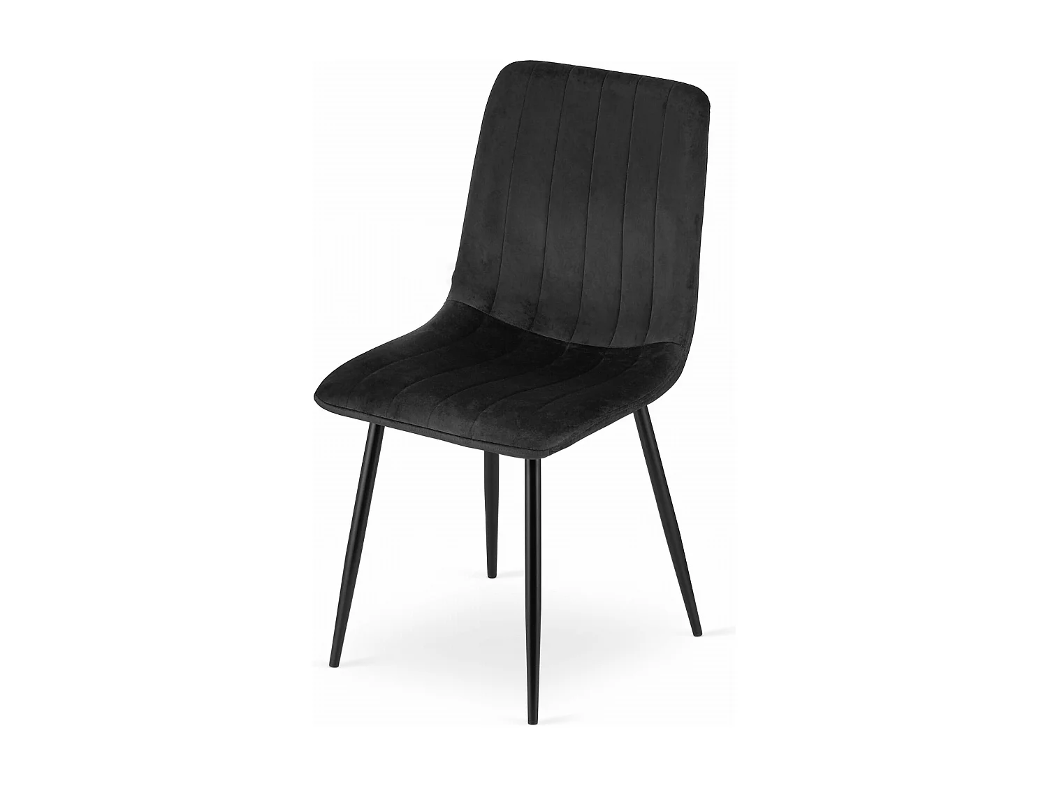 Krzesło Valora JEWA Czarny Aksamit Ergonomiczny do Salonu 4795650 - obrazek 1