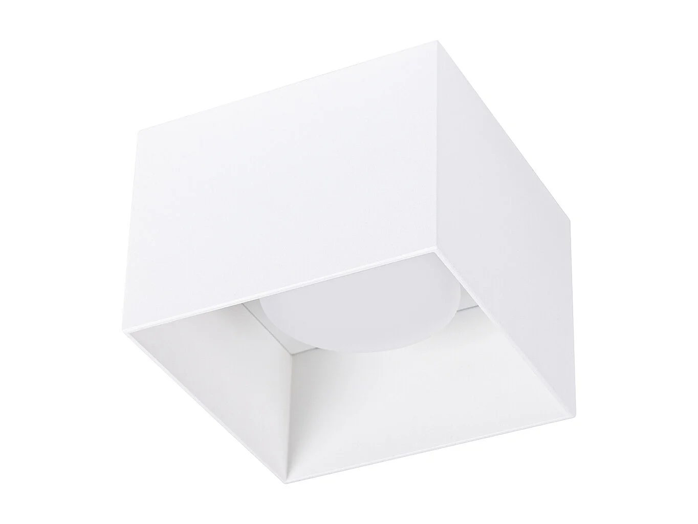 Lampa sufitowa nowoczesny Spoti, aluminium - 1 źródło - L.12 x H.10 cm - biały 4810134 - obrazek 1