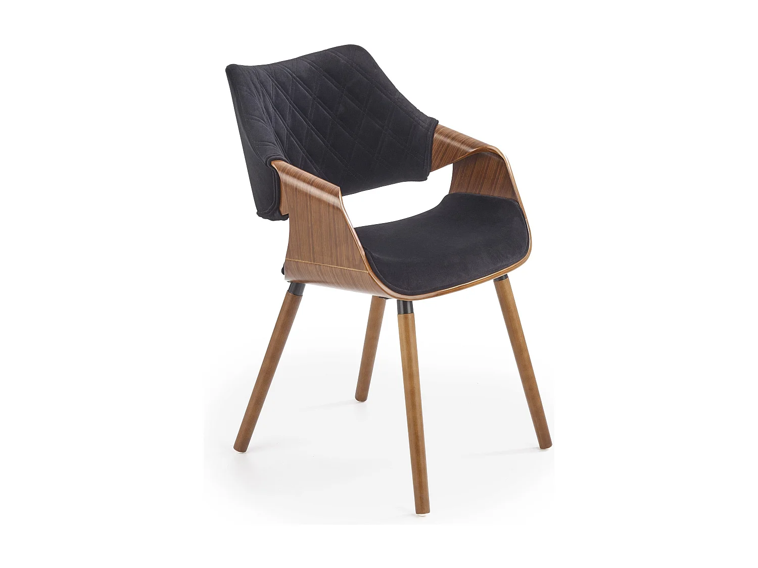 Krzesło tapicerowane K396 VELVET czarne 2453397 - obrazek 1