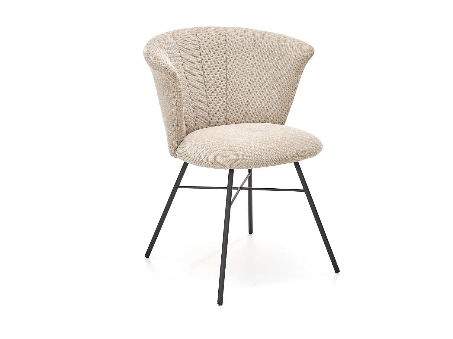 Krzesło tapicerowane K459 beżowe 2563687 - obrazek 1