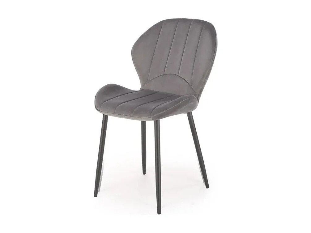 Krzesło tapicerowane K538 VELVET szare 3957833 - obrazek 1