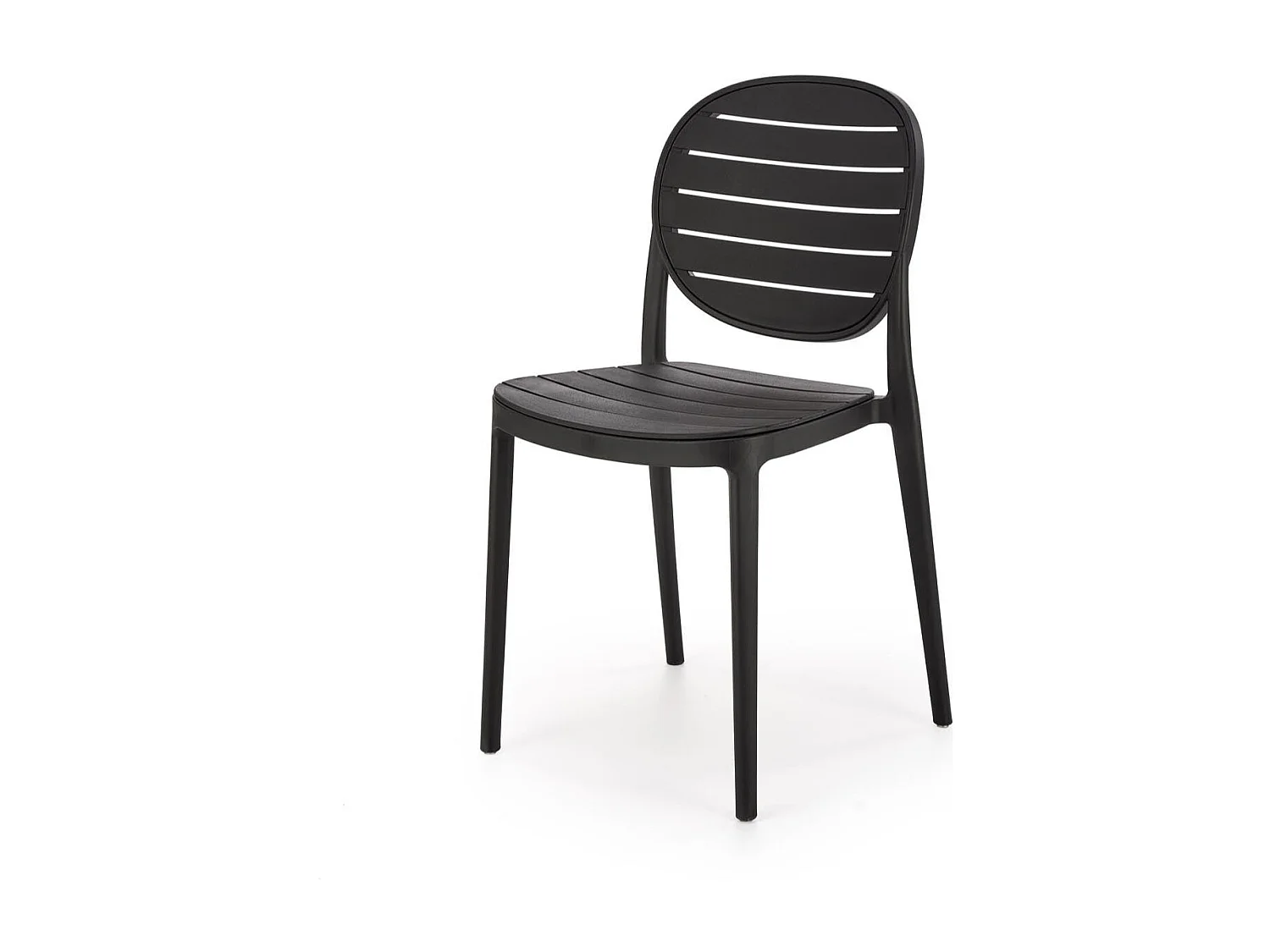 Krzesło K529 białe/beżowe z tworzywa PVC 4835857