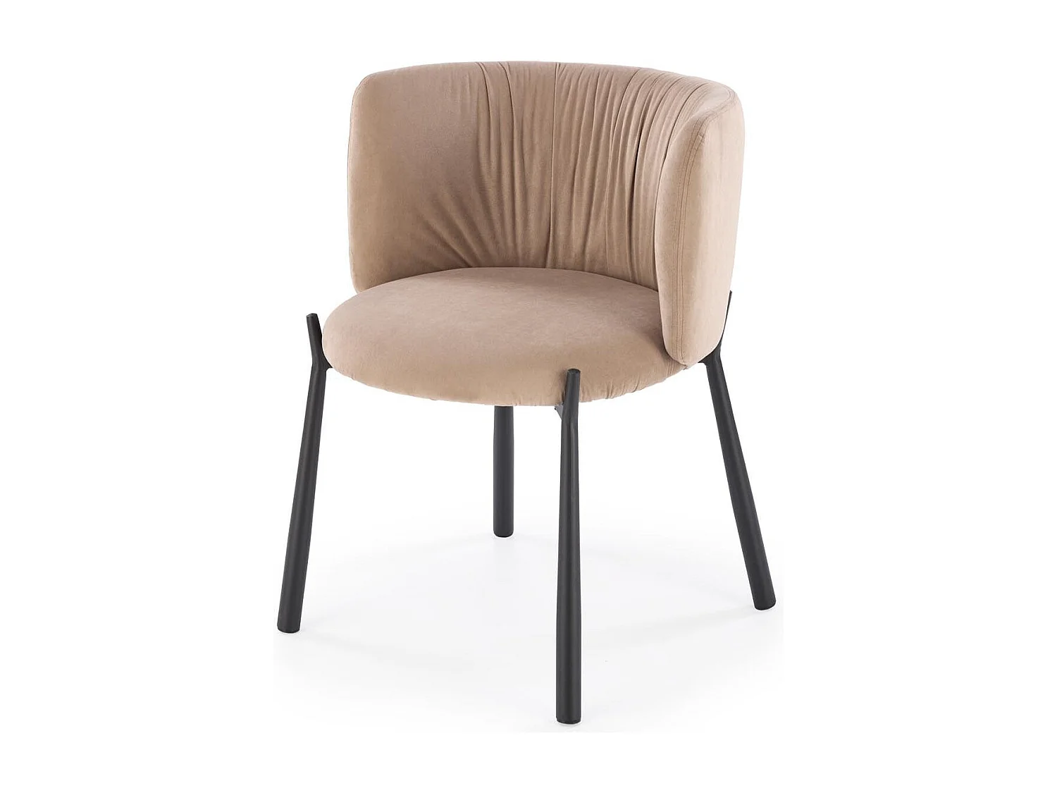 Krzesło tapicerowane K531 VELVET beżowe 2771029 - obrazek 1