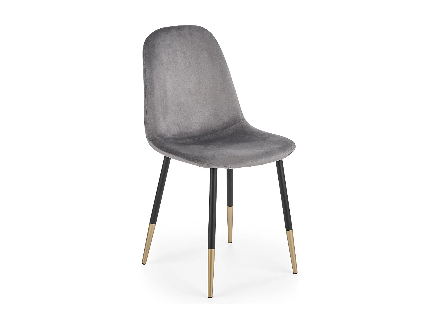 Krzesło tapicerowane K379 VELVET szare 4835914 - obrazek 1