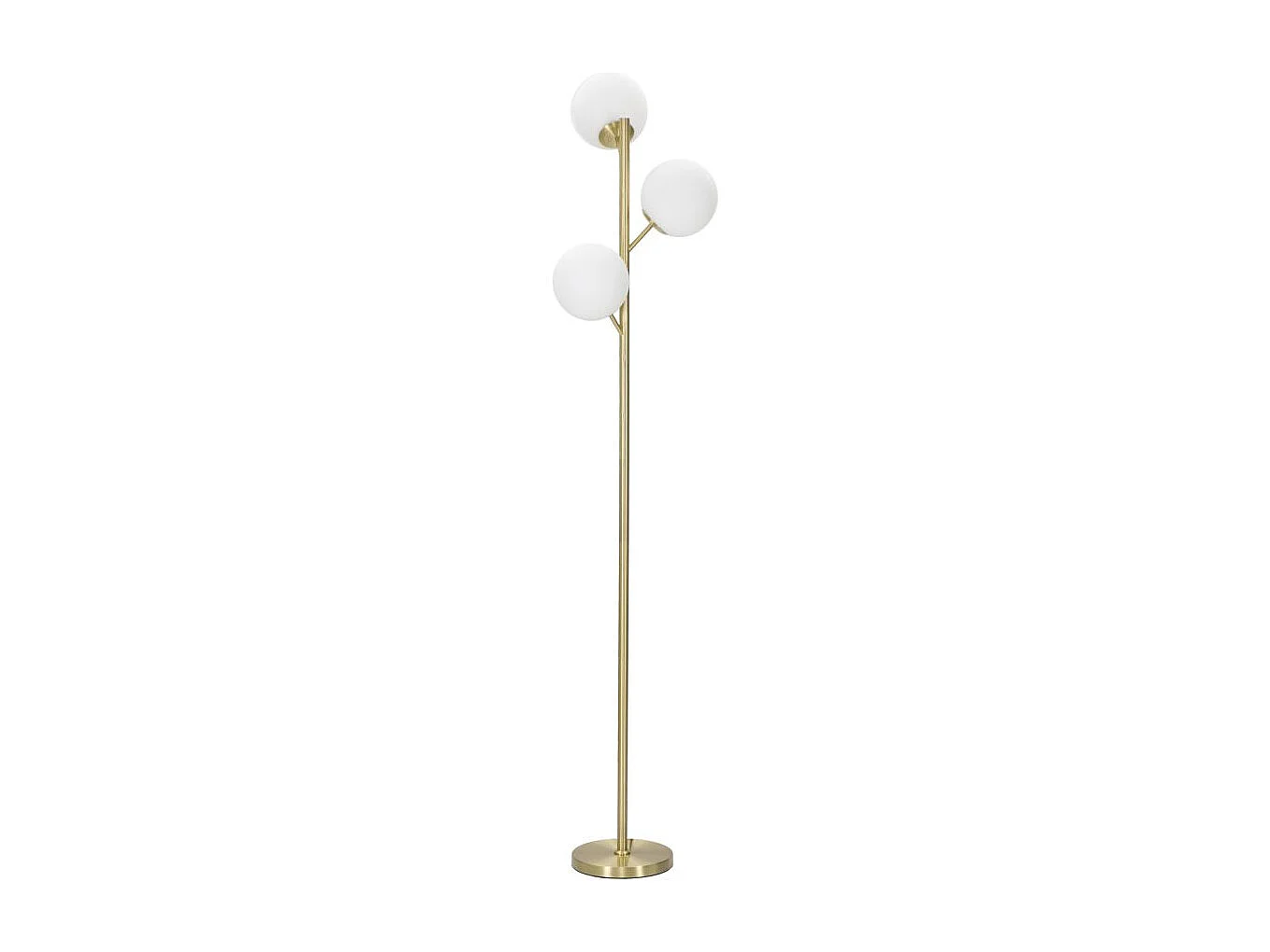 Lampa Podłogowa Glamy 3 Źródła Światła Złoty Metal Ø 36x190 cm 3719869 - obrazek 1