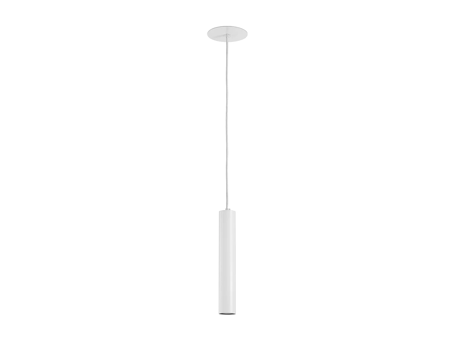 Lampa sufitowa TANIA w stylu nowoczesnym - Wysoko?? 33 cm - GU10 50W - podstawa ø14 cm - stalowo-bia?a - IP20 3748249 - obrazek 1