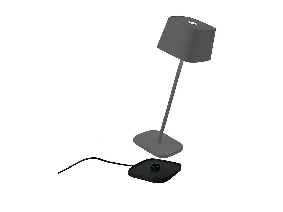 Lampa stołowa LED Zafferano Ofelia Pro Dark Grey z możliwością ładowania i ściemniania - 2200-2700-3000 K - maksymalna moc 9 godz 4902169 - obrazek 1
