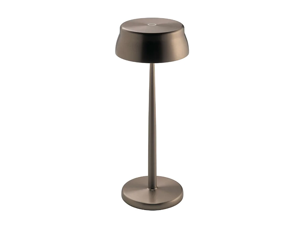 Lampa stołowa LED Zafferano Sister Light Wi-Fi Smart, miedziana, ładowalna i ściemnialna - 2200-2700-3000-4000K, 3,2W, wys 33 cm 4902171 - obrazek 1