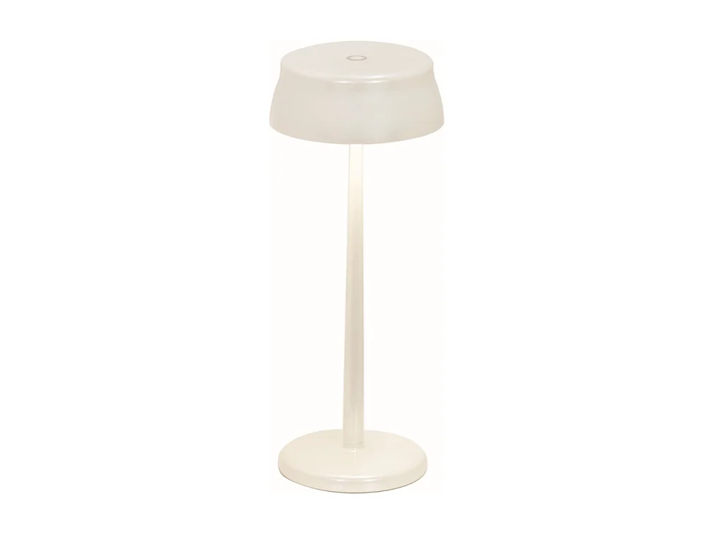 Lampa stołowa LED Zafferano Sister Light Wi-Fi Smart, perłowa biel, ładowalna i ściemnialna - 2200-2700-3000-4000 K, 3,2 W, wys 33 cm 4902175 - obrazek 1