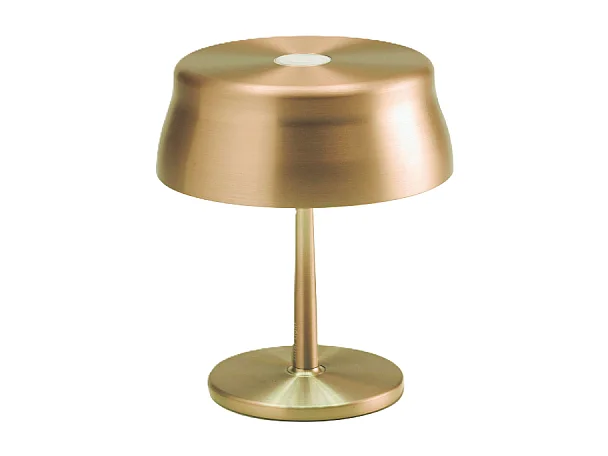 Lampa stołowa Zafferano Sister Light Mini Wi-Fi Smart LED, złota, ładowalna i ściemnialna - 2200-2700-3000-4000K, 3,2W, wys 17 cm 4902184 - obrazek 1