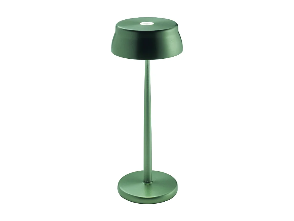 Lampa stołowa LED Zafferano Sister Light Wi-Fi Smart, zielona, ładowalna i ściemnialna - 2200-2700-3000-4000K, 3,2W, wys 33 cm 4902190 - obrazek 1